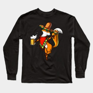 Fox Cinco de Mayo Party Long Sleeve T-Shirt